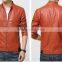Good fashion style leather jacket for men &prefessional leather jacket factory