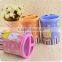 cute and durabel metal pen container with detachable lid