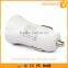 With Led Light Dual Port Horn Shape Car Charger Holder