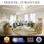 European New Classic Italian Chesterfield Design Fabric Sofa Set AL033