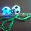 football with lanyard flashing led toy