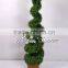 Wholesale hot selling 2016 new artificial spiral grass tower for home decor