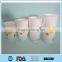 Custom logo printed ripple and tripple wall paper cup and lid