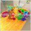 Customizable kids indoor colorful nylon rope hand crochet playground playscape