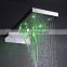 European in wall LED rainfall shower head set waterfall shower faucet kit hand shower valve bathroom accessories mixer