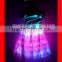 Sparkling Girls White Short Angel Costumes Dress with Wings / Adult Fiber Optic Costumes