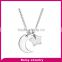 2016 shiny fashion wholesale stainless steel star diamond necklace Personalized jewelry