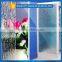 Curved colored pattern glass
