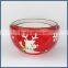 Best selling christmas product reindeer ceramic soup bowl