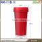 16oz Plastic Thermos Coffee Mug With Lid And Photo Insert
