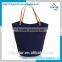 JST-15F0089 Cheap Hot Sales Beautiful Scribble Cancas Basket Tote Shopping Bag
