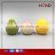 cute lemon peach pear shape pp plastic packaging promotion for children face cream,pp skin cream container,pp cream jar