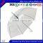 Shenzhen City winds denon produced high quality 23" promotional custom printing clear dome umbrella