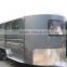 3 horses slant trailer with kitchenette bunk beds inside