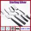 FDA Sterling silver oxide patented flatware for Holiday anniversary day hotel restaurant household gift dealer and wholesale
