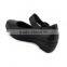Hot Sale Black Color Simple Design Leather School Shoes For Girls Cowhide Leather Thick Heel Women Shoes Without Lace