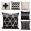 Modern Decorative Throw Pillow cojines almofada Cushion Cover Home Sofa Car Chair Pillow Case Without Fillers