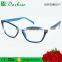 2016 spring and summer new design cat eye lady fake acetate eyewear with rubber finish