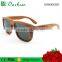 Top quality promotion ebony wooden sunglasses polarized wooden frame sunglasses