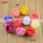 4cm mini fabric craft flower chiffon flower -decorative flower head flower with pin&clip kids DIY hair accessories