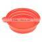 Designer useful collapsible silicone novelty pet bowls
