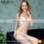 Hot Sale Wholesale Women's Stocking Pink Lightly Lined Demi Bra