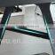 2016 Living room latest design manufacturer cheap steel glass coffee table