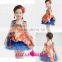 K136 New Arrival chinese style spaghetti strap knee length ball gown pageant dresses for little girls