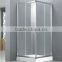 2015 new design curved sliding shower glass shower screen