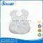 soft terry cotton and PEVA material durable baby bibs