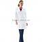 Fashionable Designed White Hospital Doctor Lab Coat for Female China Manufacture Women Clinical Long Medical DOCTOR LAB COATS