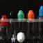 clear plastic dropper bottle with child proof cap for e-liquid, e-cigarette