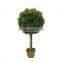 Artificial Topiary Boxwood Ball Tree For Christmas Decoration