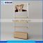Various shop showroom beauty products multilayer wooden display shelf