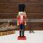 Handsome nutcracker soldier, christmas decorating wooden nutcracker