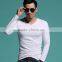 2016 Fashion Men T Shirt long Sleeve O-Neck T-shirt Cotton V-neck men's T-shirt