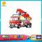 Children cheap new plastic building blocks fire engine 83PCS hot promotion