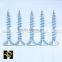 CSK head white zinc plated chipboard screw huhao manufactured