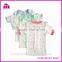 100% cotton summer short sleeve baby clothes set