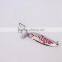 5.5cm/10g Metal Fishing Lure Hard Bait Sequin Spoon Noise Paillette with Feather/Treble Hook