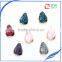 Hot sale DIY necklace accesssory wholesale druzy geodes pendant for women