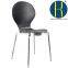 Strong modern black bent wood dining chair hot sale and popular