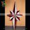 High quality christmas ornaments LED 3D eight star sun motif light