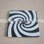 2014 fashional design fda and lfgb food safety printed square silicone cup mat