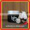 Fashion design cosmetic black glass bottle and face cream glass jar for cosmetic packaging