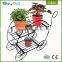 China factory made garden supplies decorative iron wire metal wall flower stand