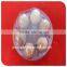 clear plastic chicken egg tray for six eggs