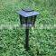 Square solar mosquito lamp, solar lawn lamp 2 leds