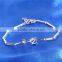 Fashion Adjustable 925 Silver Handmade Charming Bangle Bracelet