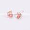 Austrian Crystal Stud Clip On Earrings Statement Jewlery